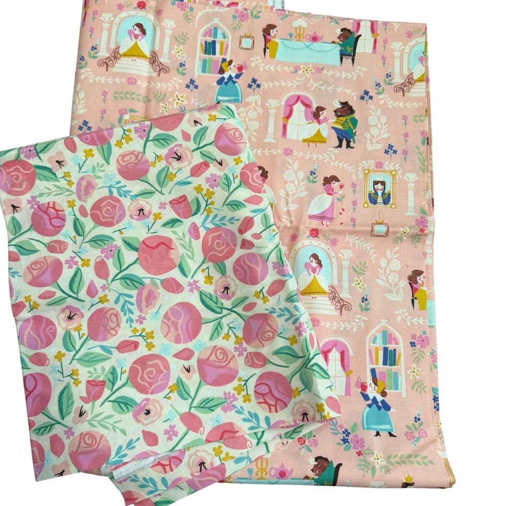 Riley Blake Beauty and the Beast Fabric Bundle Jill Howarth Cottagecore 3Yds